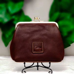 Dooney & Bourke Kisslock Florentine Chestnut